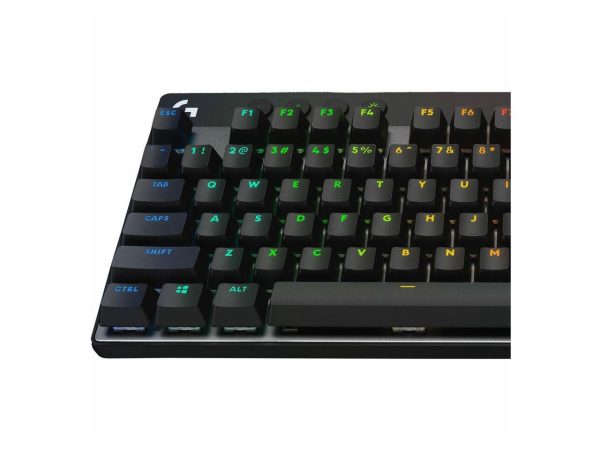 Logitech G PRO X TKL Lightspeed Wireless Gaming Keyboard, Ultra-Portable Tenkeyless Design, LIGHTSYNC RGB, PBT keycaps, Clicky Switches (GX Blue) - Image 4