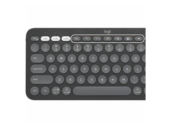 Logitech Logitech Pebble 2 Combo Keyboard & Mouse - USB Type A Wireless Bluetooth Keyboard - Tonal Graphite  920-012061 - Image 2