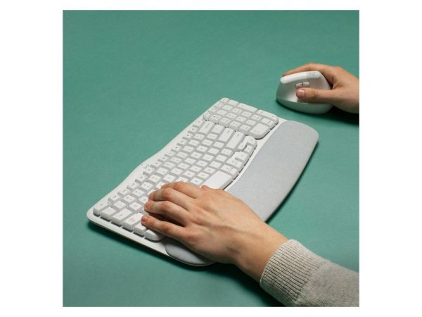 Logitech Wave Keys Keyboard 920-012275 Off White Bluetooth Ergonomic Keyboards - Image 4