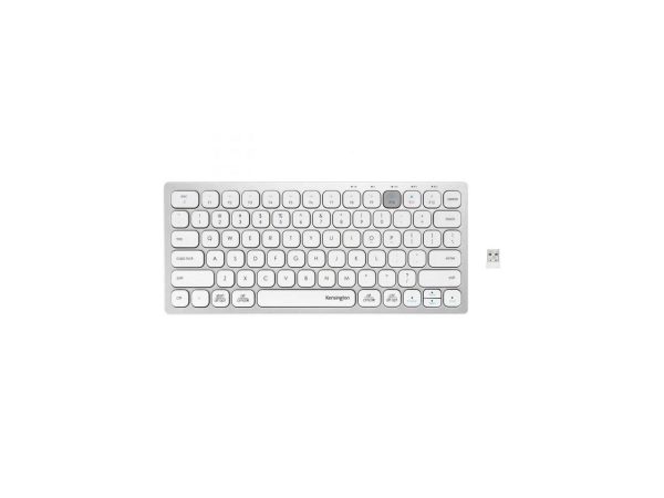 Kensington K75504US Silver 2.4 GHz + Bluetooth Compact Keyboard - Image 2