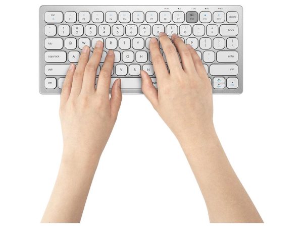 Kensington K75504US Silver 2.4 GHz + Bluetooth Compact Keyboard - Image 3