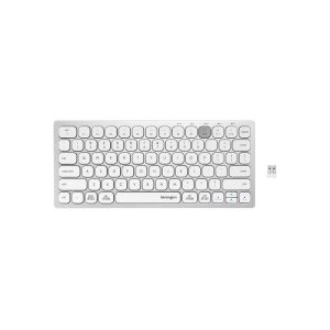 Kensington K75504US Silver 2.4 GHz + Bluetooth Compact Keyboard