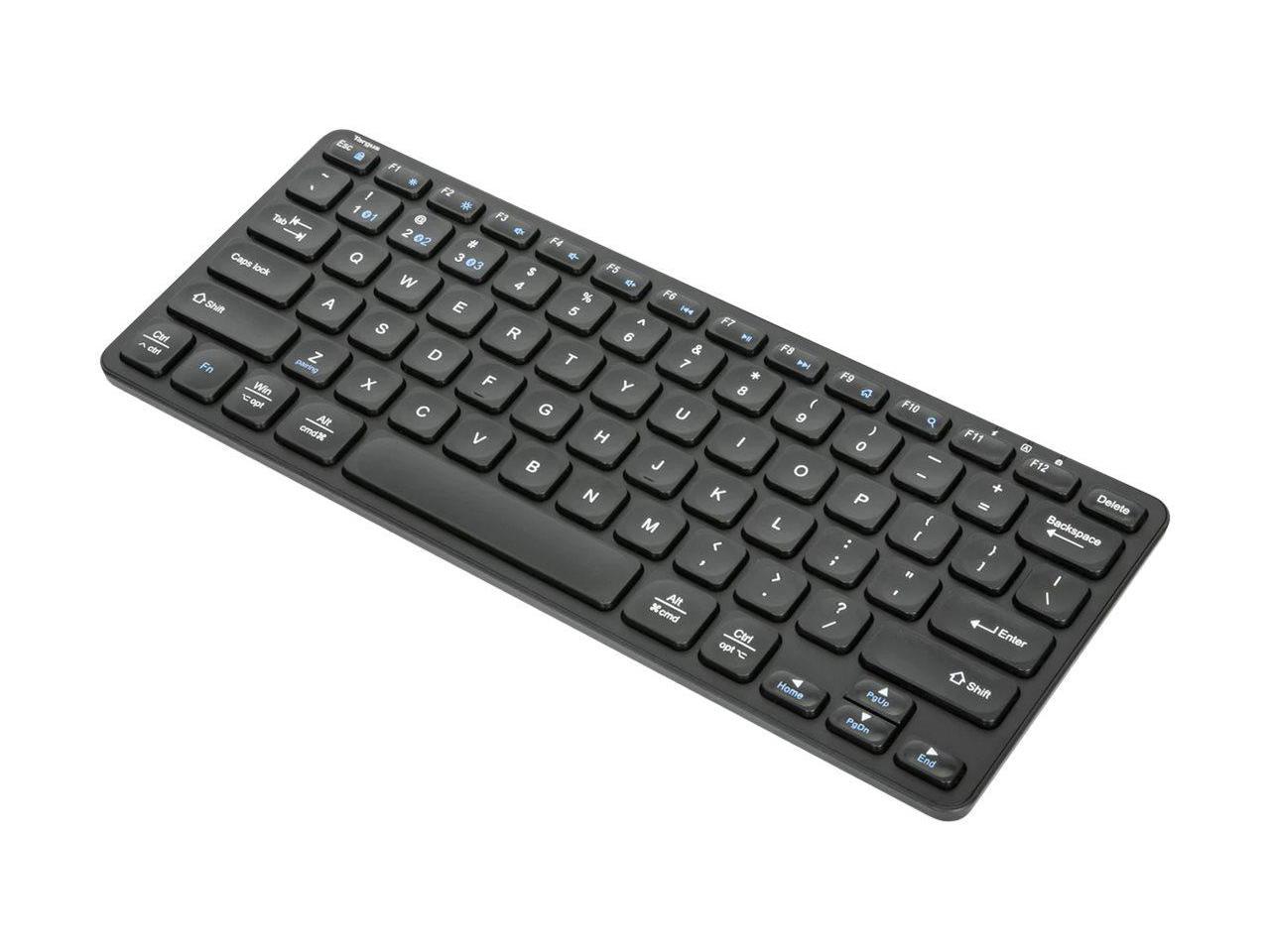Targus AKM620AMUS Keyboard & Mouse - Wireless Bluetooth 5.1 Keyboard - Wireless Bluetooth Mouse - Optical - 2400 dpi - 2 Button - Scroll Wheel - Black - Symmetrical - AAA - Compatible with PC, Mac - Image 3