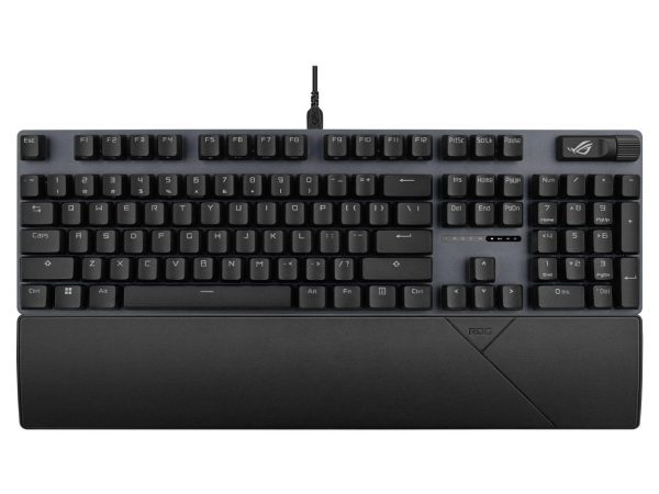 ASUS ROG Strix Scope II RX Gaming Keyboard, IP57, Dampening Foam, Pre-lubed ROG RX Red Optical Switches, PBT Keycaps, multi-function controls, Xbox Game Bar function hotkeys, RGB-Black - Image 2