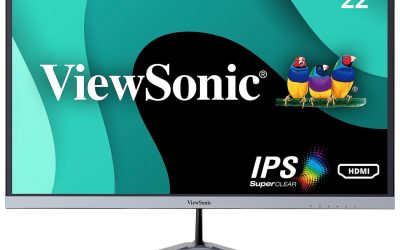 ViewSonic VX2276-SMHD 22 Inch 1080p Frameless Widescreen IPS Monitor with HDMI and DisplayPort