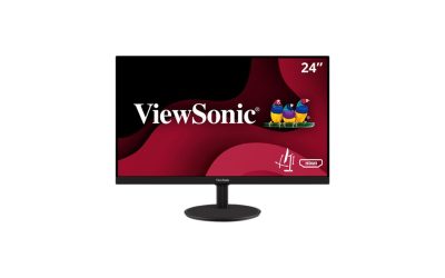 ViewSonic VA2447-MHJ 24 Inch Full HD 1080p Monitor with Advanced Ergonomics, Ultra-Thin Bezel, AMD FreeSync, 75Hz, Eye Care, and HDMI, VGA Inputs for Home and Office