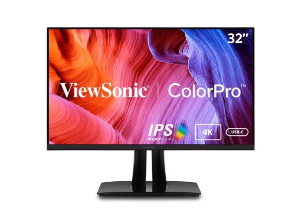 ViewSonic 32" (31.5" Viewable) 60 Hz IPS UHD IPS Monitor 5 ms 3840 x 2160 (4K) HDMI, DisplayPort, USB, Audio No VP3256-4K