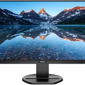 PHILIPS 241B8QJEB 24" (23.8" Viewable) Full HD 1920 x 1080 60Hz IPS Anti-glare w/ HDMI, DisplayPort Built-in Speakers Height Adjustable Low Blue Light Flicker Free Monitor