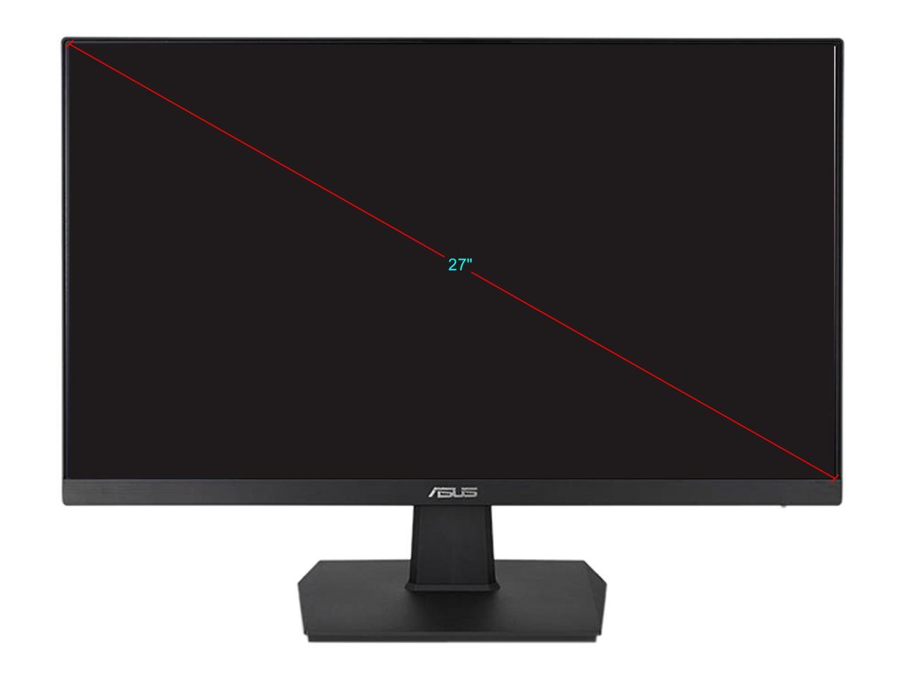 ASUS VA27EHE 27" Full HD 1920 x 1080 75Hz VGA HDMI Adaptive-Sync Asus Eye Care Low Blue Light and Flicker-Free Frameless Design LED Backlit IPS Monitor - Image 2