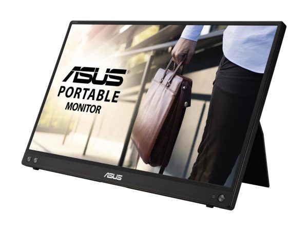 ASUS ZenScreen MB16ACV 15.6" 1080P Full HD, IPS, Eye Care, Flicker Free, Blue Light Filter, Kickstand, USB-C Power Delivery, for Laptop, PC, Phone, Console, Antibacterial Surface Portable Monitor - Image 4