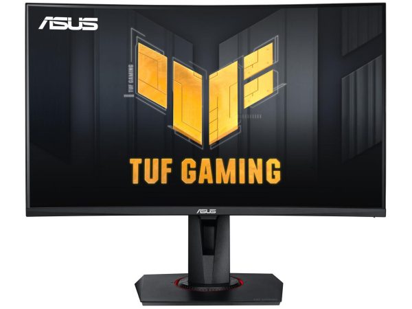 ASUS 27" 1080P TUF Gaming Curved HDR Monitor (VG27VQM) - Full HD, 240Hz, 1ms, Extreme Low Motion Blur, Adaptive-Sync, FreeSync Premium, Speakers, Eye Care, HDMI, DisplayPort, USB, Height Adjustable