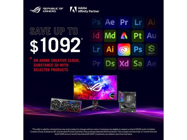 ASUS ROG Strix 27" 1440P Gaming Monitor (XG27AQMR) - 27", QHD (2560 x 1440), Fast IPS, 300Hz, 1ms, G-SYNC Compatible, FreeSync Premium Pro, Extreme Low Motion Blur Sync, DisplayPort, DisplayHDR 600 - Image 3