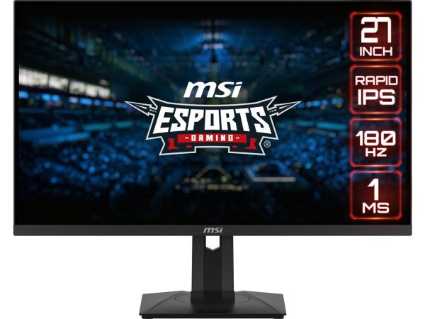 MSI 27.0 180 Hz Rapid IPS FHD Gaming Monitor NVIDIA G-Sync 1920 x 1080 94% Adobe RGB / 98% DCI-P3 / 134% sRGB G274PF