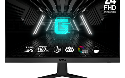 MSI 24″ 180 Hz Rapid IPS FHD Gaming Monitor 1920 x 1080 G2412F