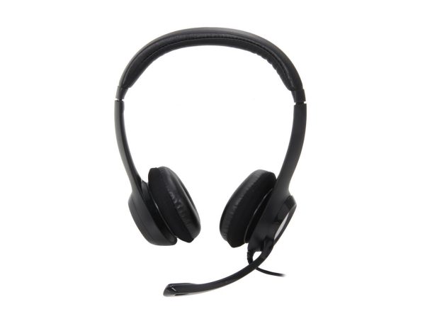 Logitech H390 Wired Headset, Stereo Headphones with Noise-Cancelling Microphone, USB, In-Line Controls, PC/Mac/Laptop - Black - Image 2