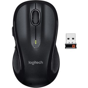 Logitech M510 Wireless Computer Mouse for PC with USB Unifying Receiver - Black