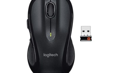 Logitech M510 Wireless Computer Mouse for PC with USB Unifying Receiver – Black