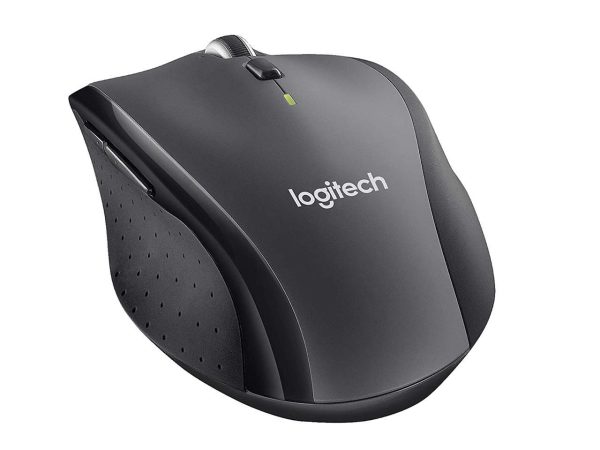 Logitech M705 Marathon Wireless Mouse, 2.4 GHz USB Unifying Receiver, 1000 DPI, 5-Programmable Buttons, 3-Year Battery, Compatible with PC, Mac, Laptop, Chromebook - Black - Image 2