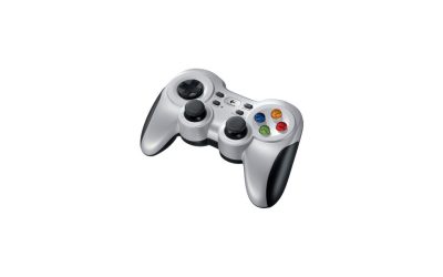 Logitech F710 Wireless Gamepad, 2.4 GHz Wireless with USB Nano-Receiver, Controller Dual Vibration Feedback, 4 Switch D-Pad, PC – Grey/Black
