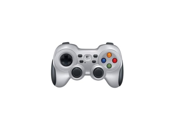 Logitech F710 Wireless Gamepad, 2.4 GHz Wireless with USB Nano-Receiver, Controller Dual Vibration Feedback, 4 Switch D-Pad, PC - Grey/Black - Image 3