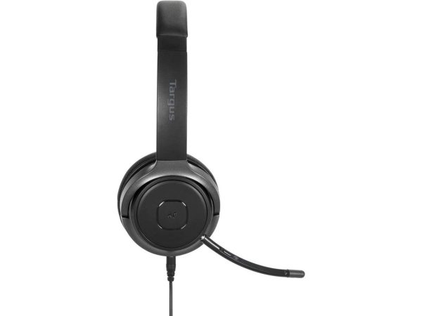 Targus AEH104TT Wireless Bluetooth 5.0 or Wired 3.5mm AUX Connector Circumaural Wireless Bluetooth Stereo Headset - Image 5