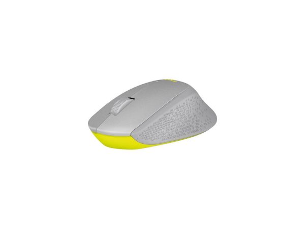 Logitech M330 SILENT PLUS 910-004908 Grey / Yellow 3 Buttons 1 x Wheel RF RF Wireless Optical 1000 dpi Mouse - Image 3