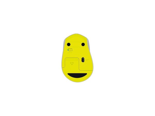 Logitech M330 SILENT PLUS 910-004908 Grey / Yellow 3 Buttons 1 x Wheel RF RF Wireless Optical 1000 dpi Mouse - Image 5