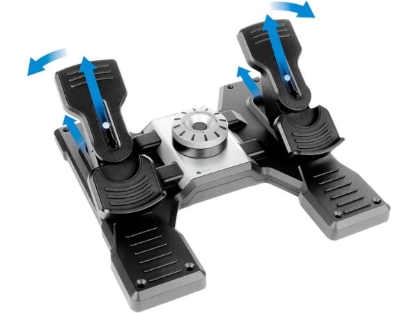 Logitech G Flight Professional Simulation Rudder Pedals With Toe Brake - Image 2