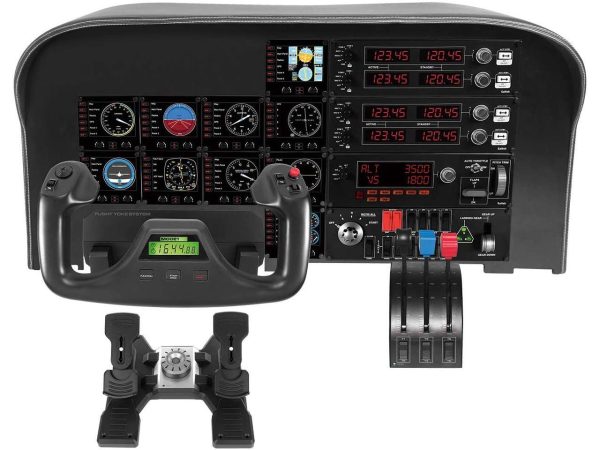 Logitech G Flight Professional Simulation Rudder Pedals With Toe Brake - Image 4