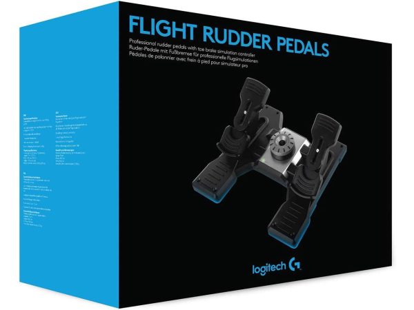 Logitech G Flight Professional Simulation Rudder Pedals With Toe Brake - Image 5
