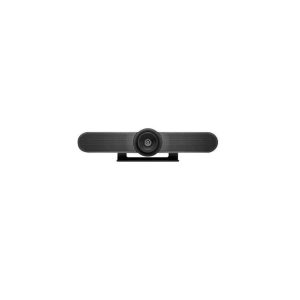 Logitech MeetUp Video Conferencing System, Ultra HD 4K/1080p/720p, 3 Microphones/Adjustable Speakers, Wide Field of View 120°, PC/Mac/Laptop/Macbook/Tablet - Black
