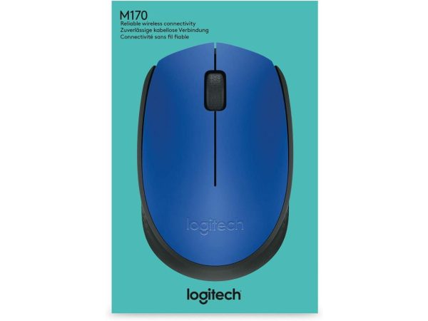 Logitech M170 910-004800 Black/Blue 1 x Wheel RF Wireless Optical Mouse - Image 5
