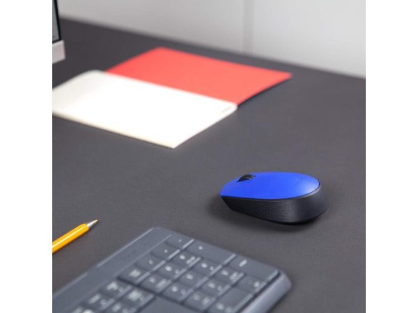 Logitech M170 910-004800 Black/Blue 1 x Wheel RF Wireless Optical Mouse - Image 3
