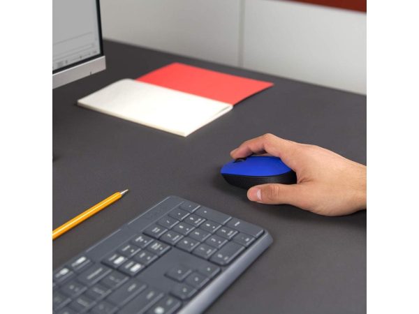 Logitech M170 910-004800 Black/Blue 1 x Wheel RF Wireless Optical Mouse - Image 2