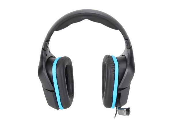 Logitech G432 Wired Gaming Headset, 7.1 Surround Sound, DTS Headphone:X 2.0, Flip-to-Mute Mic, PC (Leatherette) Black/Blue - Image 2