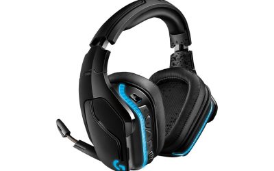 Logitech G935 Wireless DTS:X 7.1 Surround Sound LIGHTSYNC RGB PC Gaming Headset – Black/Blue