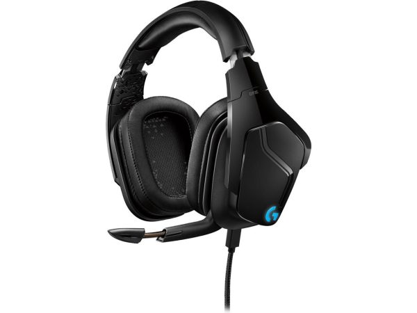 Logitech G935 Wireless DTS:X 7.1 Surround Sound LIGHTSYNC RGB PC Gaming Headset - Black/Blue - Image 2