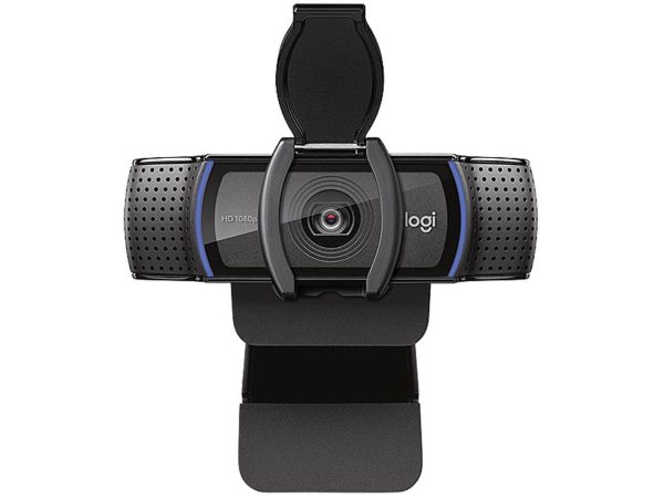 Logitech C920s HD Pro Webcam, Full HD 1080p/30fps Video Calling, Clear Stereo Audio, HD Light Correction, Works with Skype, Zoom, FaceTime, Hangouts, PC/Mac/Laptop/Macbook/Tablet - Black