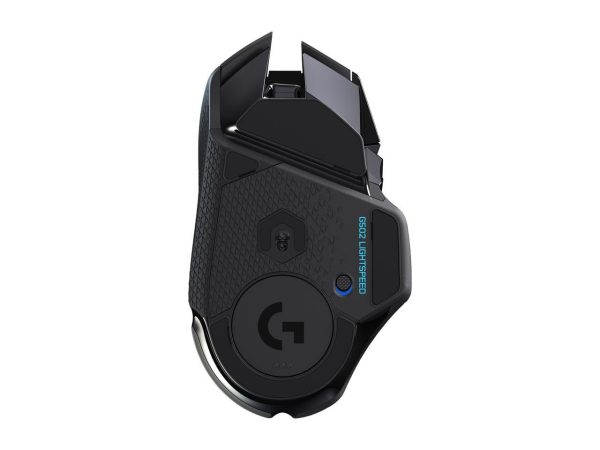 Logitech G502 Lightspeed Wireless Gaming Mouse with Hero 25K Sensor, PowerPlay Compatible, Tunable Weights and Lightsync RGB - Black - Image 5