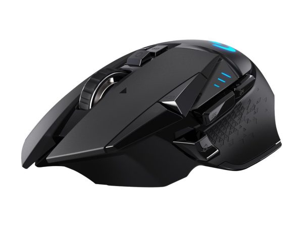 Logitech G502 Lightspeed Wireless Gaming Mouse with Hero 25K Sensor, PowerPlay Compatible, Tunable Weights and Lightsync RGB - Black - Image 3