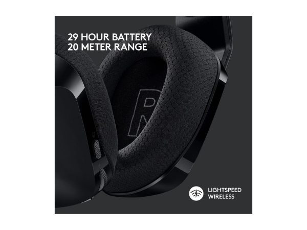 Logitech G733 Lightspeed Wireless Gaming Headset with Suspension Headband, Lightsync RGB, Blue VO!CE mic technology and PRO-G audio drivers - Black - Image 4