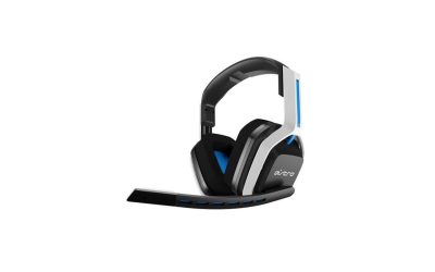 ASTRO Gaming A20 Wireless Gen 2 Headset for PS5, PS4 – White/Blue