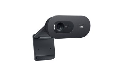 Logitech C505e HD Business Webcam – 720p HD External USB Camera for Desktop or Laptop with Long-Range Microphone, Compatible with PC or Mac – Grey