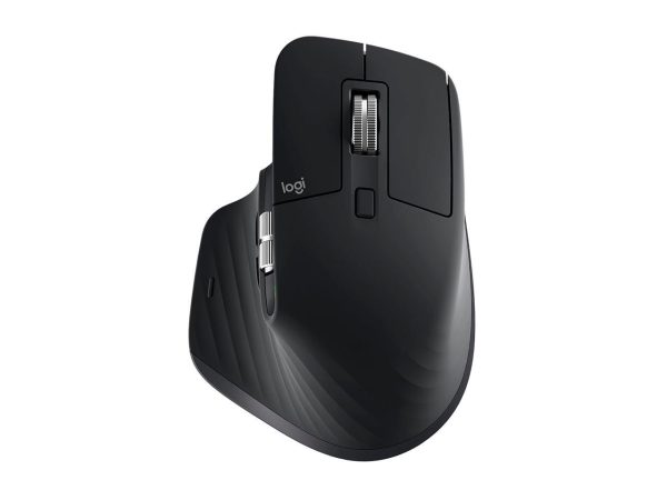 Logitech MX Master 3S - Wireless Performance Mouse with Ultra-fast Scrolling, Ergo, 8K DPI, Track on Glass, Quiet Clicks, USB-C, Bluetooth, Windows, Linux, Chrome - Black - Image 2