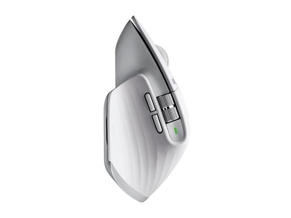 Logitech MX Master 3S - Wireless Performance Mouse with Ultra-fast Scrolling, Ergo, 8K DPI, Track on Glass, Quiet Clicks, USB-C, Bluetooth, Windows, Linux, Chrome - Pale Grey - Image 3