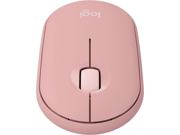 Logitech Pebble 2 M350s Mouse, Slim, compact Bluetooth® Wireless, customizable button, Multi-device pairing, Tonal Rose - Image 4