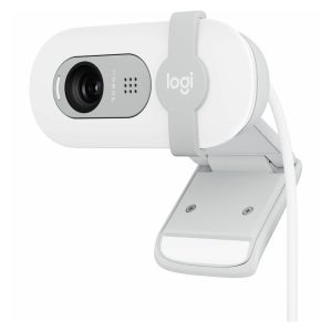 Logitech BRIO 100 Webcam - 2 Megapixel - Off White - USB Type A - Fixed Focus - 58° Angle - Microphone - macOS, Windows  960-001616