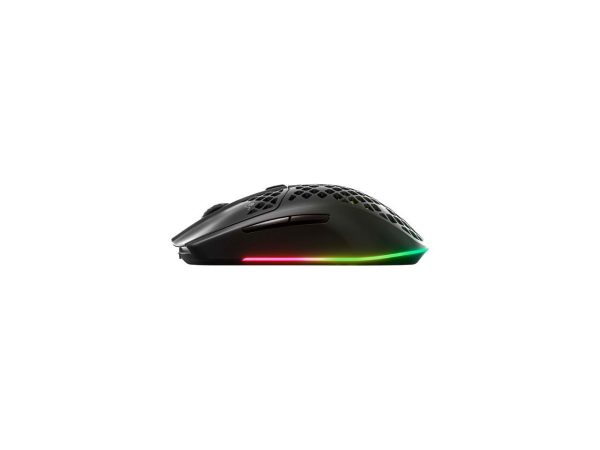 SteelSeries Aerox 3 Wireless 2022 Edition 62612 Black 6 Buttons 2.4GHz / Bluetooth 5.0 Optical 18000 dpi Gaming Mouse - Image 2