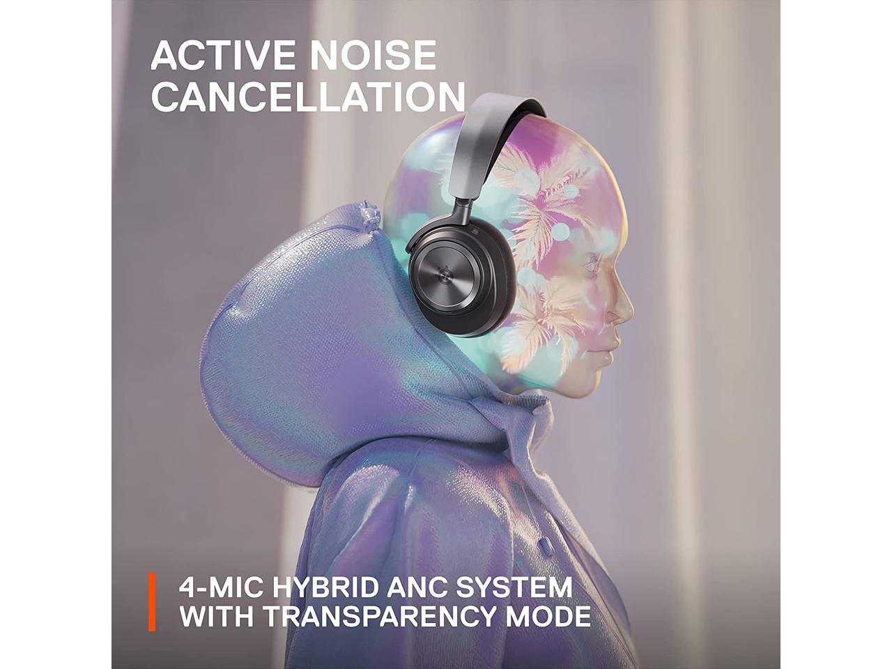 SteelSeries Arctis Nova Pro Wireless Xbox Multi-System Gaming Headset - Premium Hi-Fi Drivers - Active Noise Cancellation - Infinity Power System - ClearCast Mic - Xbox, PC, PS5, PS4, Switch, Mobile - Image 5