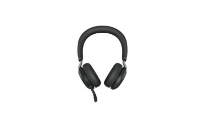 Jabra Evolve2 75 PC Wireless Headset with 8-Microphone Technology – Dual Foam Stereo Headphones with Adjustable Advanced Active Noise Cancelling, USB-A Bluetooth Adapter and UC Compatibility – Black